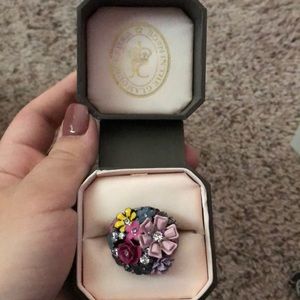 Floral Juicy Couture Ring